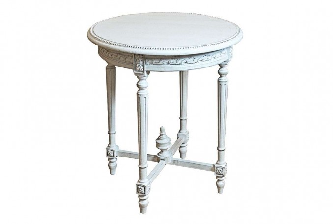 DISA - RUNT SIDOBORD I VITT