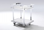 TOLIR - SILVER/VIT SIDOBORD M. HJUL