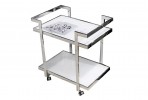 TOLIR - SILVER/VIT SIDOBORD M. HJUL