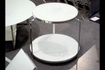 NOELIA - SIDOBORD I VITT TEMPERERAT GLAS