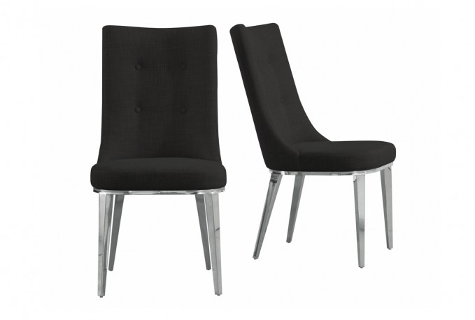 MATHE - MATSTOL I SVART SAMMET