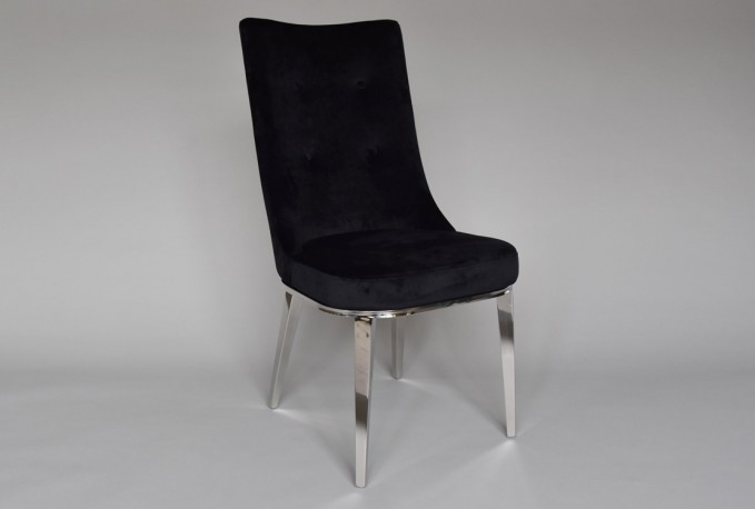 MATHE - MATSTOL I SVART SAMMET