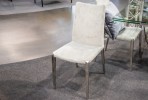 LOVALI - SILVER/SILVER MATSTOL I VELOURTYG