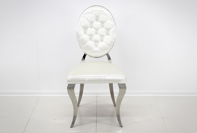 NEMY - SILVER/VIT MATSTOL I VELOUR 2