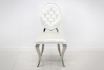 NEMY - SILVER/VIT MATSTOL I VELOUR