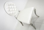 NEMY - SILVER/VIT MATSTOL I VELOUR