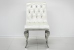 EVERLYN - SILVER/VIT MATSTOL I VELOUR