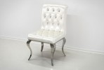 EVERLYN - SILVER/VIT MATSTOL I VELOUR