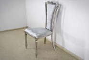 HELIN - SILVER/SILVER MATSTOL I VELOUR