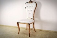 FLORA - GULD/BEIGE MATSTOL I VELOUR