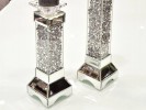 DANIELLA - 12x35CM LJUSSTAKE M. KRISTALLDETALJER