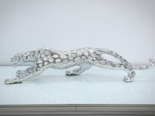 EMELINA - 30CM PRYDNADS GEPARD I SILVER 