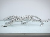 EMELINA - 30CM PRYDNADS GEPARD I SILVER 