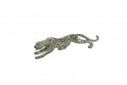 EMELINA - 30CM PRYDNADS GEPARD I SILVER 