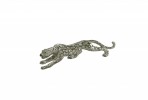 EMELINA - 30CM PRYDNADS GEPARD I SILVER