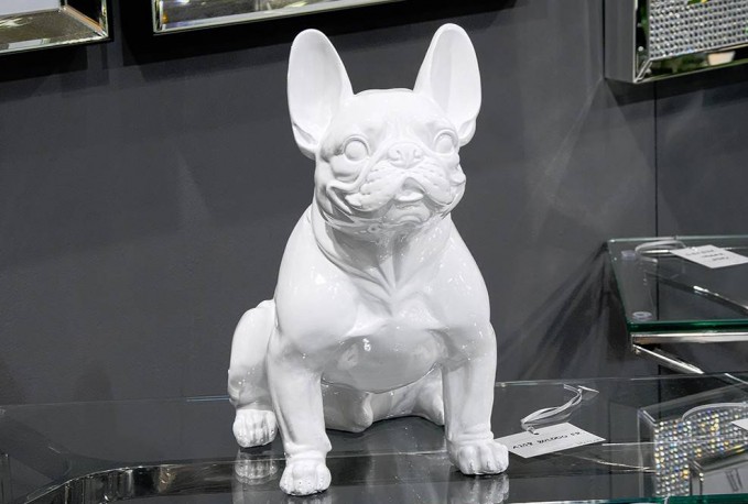 DAWA - PRYDNADSHUND FRENCH BULLDOG I VITT