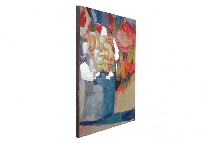 TUVA - 90X120CM TAVLA BLOMBUKETT