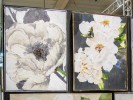 AVENA - 90X120CM TAVLA VITA BLOMMOR