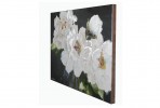 AVENA - 90X120CM TAVLA VITA BLOMMOR