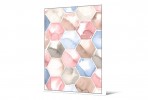 ELLINORA - 104X144CM PASTELL HEXAGON TAVLA