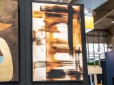 AGON - 82X122CM ABSTRAKT TAVLA I BEIGE OCH BRUNT