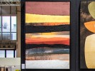 IMELDA - 82X122CM ABSTRAKT TAVLA MED LINJER