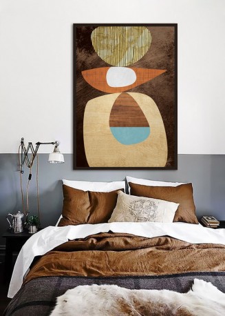 SIRUS - 82X122CM ABSTRAKT TAVLA