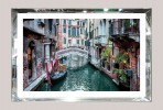 BELINDA - 80X60CM TAVLA M. VENEDIG, RAM AV SPEGELGLAS