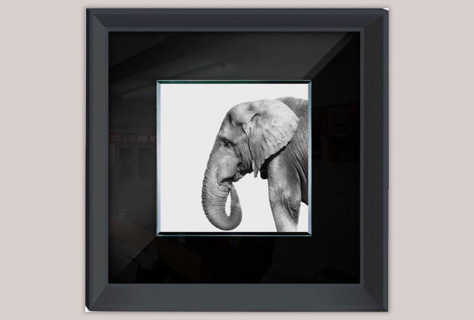 HEIKKI - 60X60CM TAVLA ELEFANT