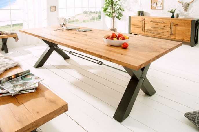SMITH - 240CM MATBORD I MASSIV EK