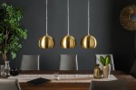EPICHROME - 3X TAKLAMPA I METALL, GULD