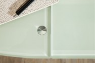 DIARI - HÖRNSKRIVBORD I VITT GLAS