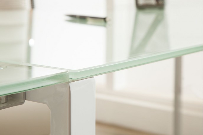 DIARI - HÖRNSKRIVBORD I VITT GLAS