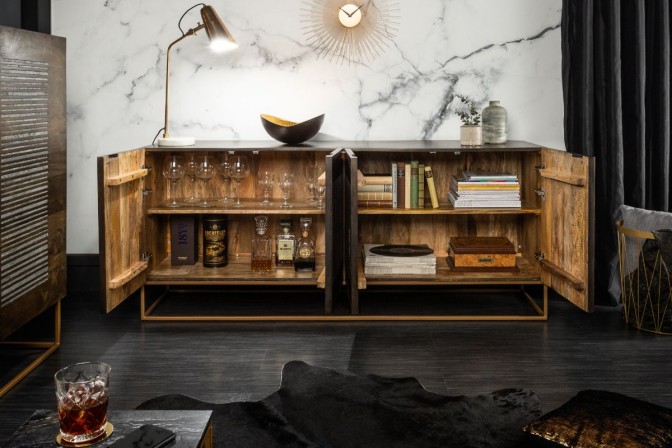 ADELA - 177CM SKÄNK I MANGOTRÄ 2