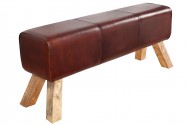 SALTO - 100CM SITTBÄNK I ÄKTA LÄDER