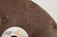 CHESTERFIELD - 60CM VINTAGE BRUN PALL