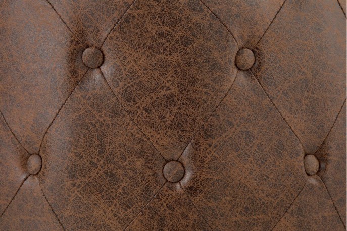 CHESTERFIELD - 60CM VINTAGE BRUN PALL