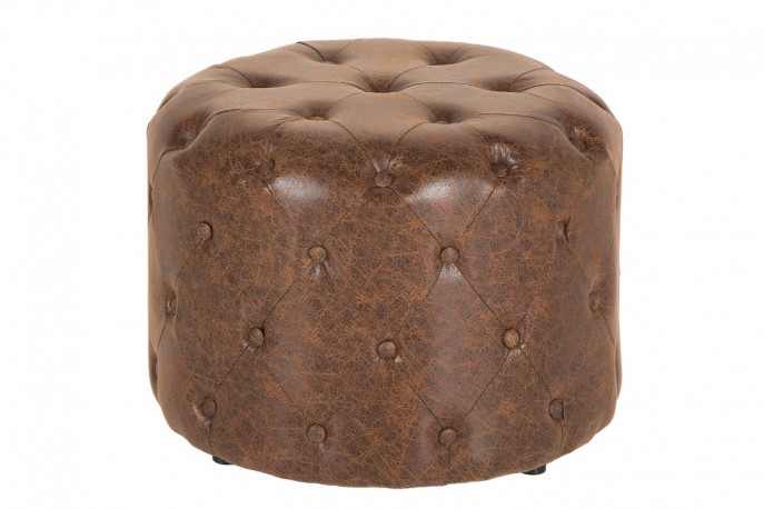 CHESTERFIELD - 60CM VINTAGE BRUN PALL