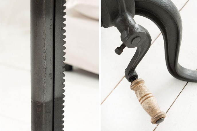 PETRUS - Ø50CM HANDGJORD INDUSTRIELLT SOFFBORD
