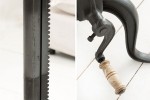 PETRUS - Ø50CM HANDGJORD INDUSTRIELLT SOFFBORD