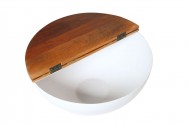 MANILA - Ø70CM HANDGJORT SOFFBORD AV ÅTERFUNNET MATERIAL