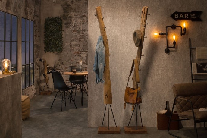 ROSE - 200CM HANDGJORD KLÄDHÄNGARE I TEAK