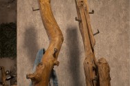 ROSE - 200CM HANDGJORD KLÄDHÄNGARE I TEAK