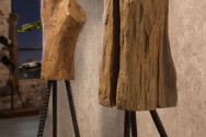 ROSE - 200CM HANDGJORD KLÄDHÄNGARE I TEAK