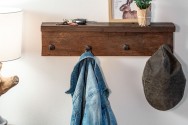ROME - 60CM HANDGJORD KLÄDHÄNGARE I ÅTERVUNNET TEAK