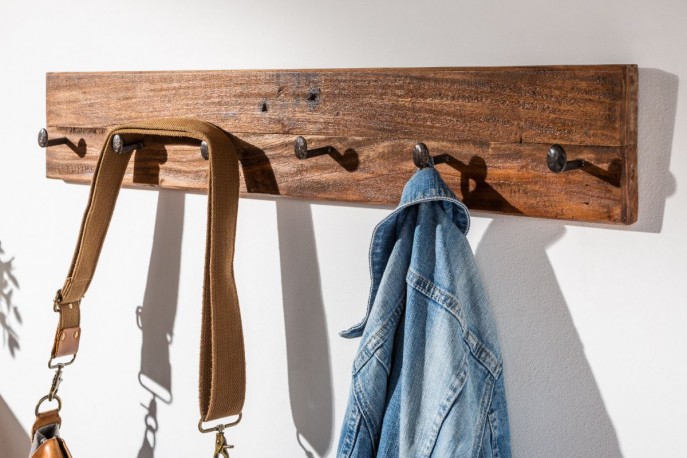 ROME - 90CM HANDGJORD KLÄDHÄNGARE I ÅTERVUNNET TEAK
