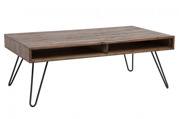 JOLINE - 110CM SOFFBORD I GRÅ ACACIATRÄ