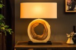 MOANA - 55CM HANDGJORD BORDSLAMPA I VALNÖT