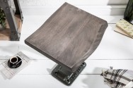 MAUD - 43CM HANDGJORT SIDOBORD I GRÅTT AKACIATRÄ