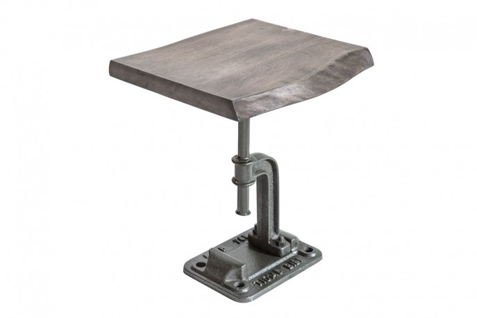 MAUD - 43CM HANDGJORT SIDOBORD I GRÅTT AKACIATRÄ